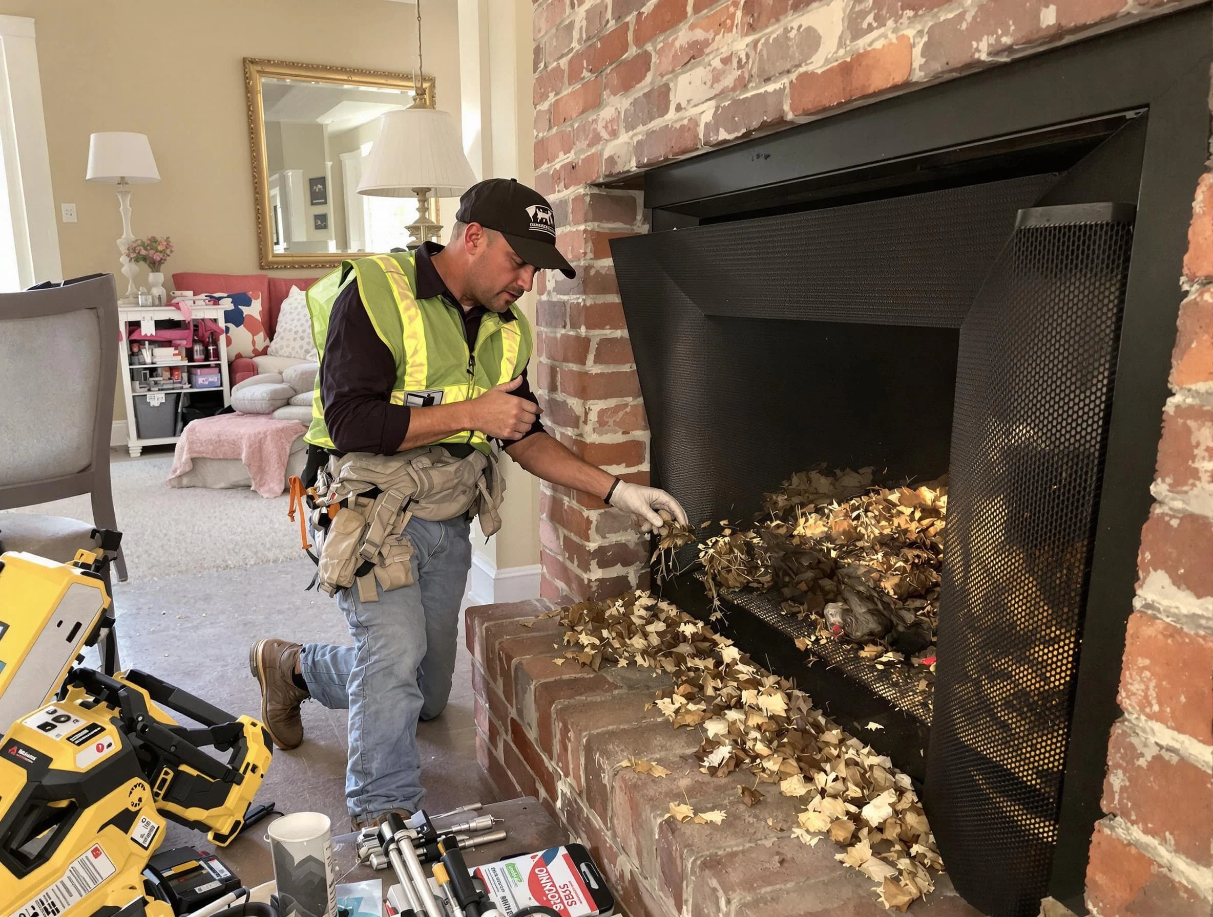 Safe screening installation by Sayreville Chimney Sweep in Sayreville, NJ