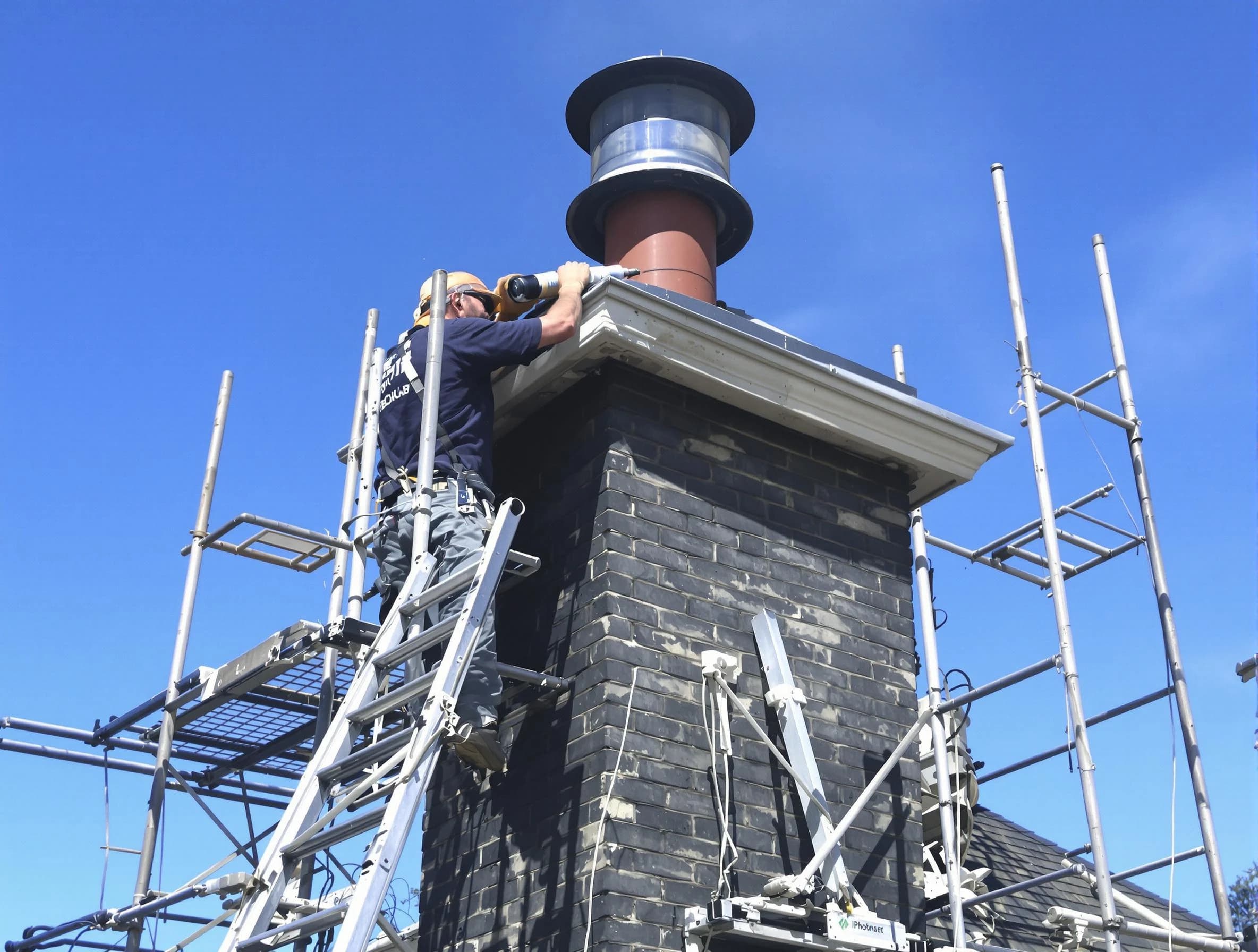 Sturdy chimney crown finished by Sayreville Chimney Sweep in Sayreville, NJ