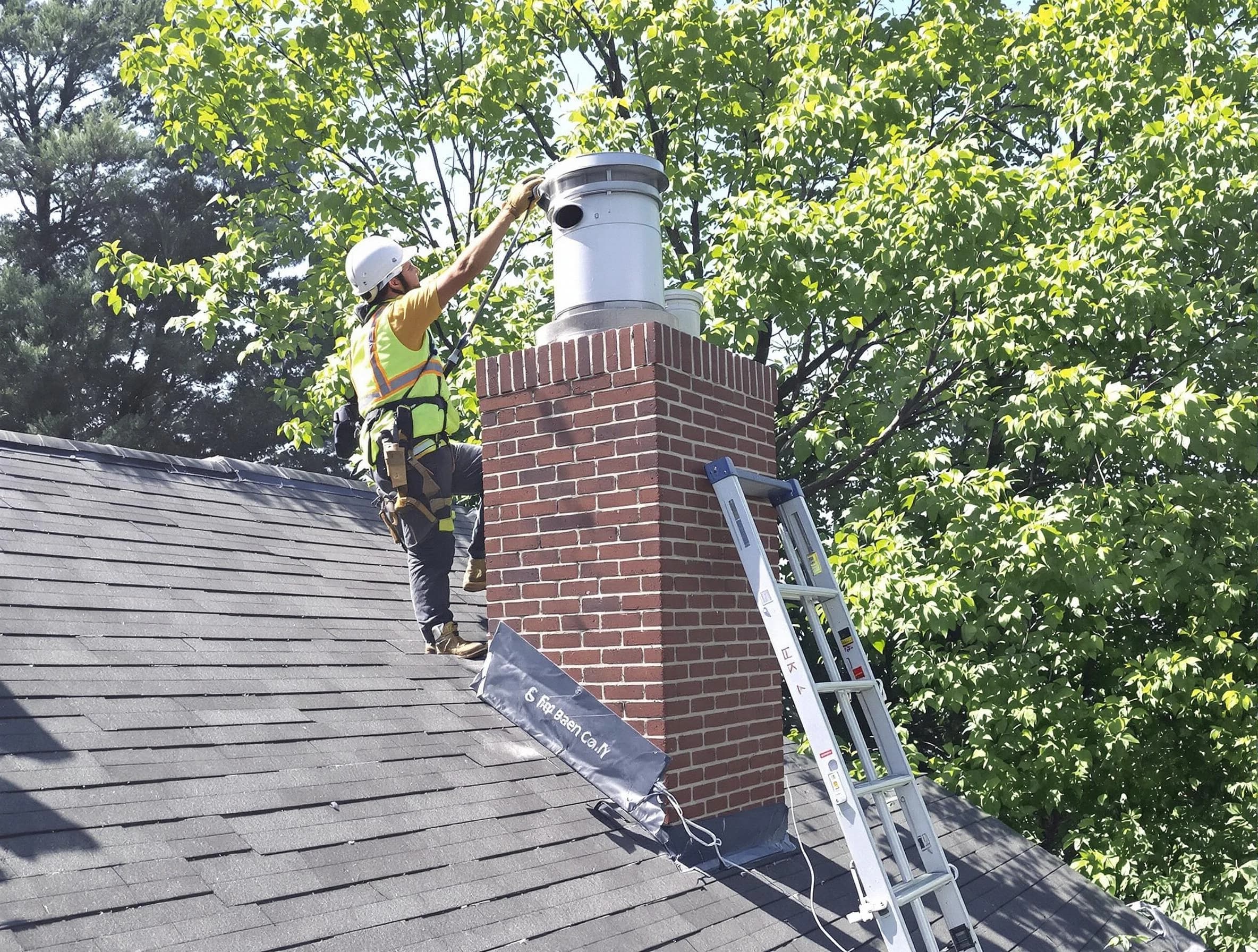 Chimney liner inspection by Sayreville Chimney Sweep in Sayreville, NJ