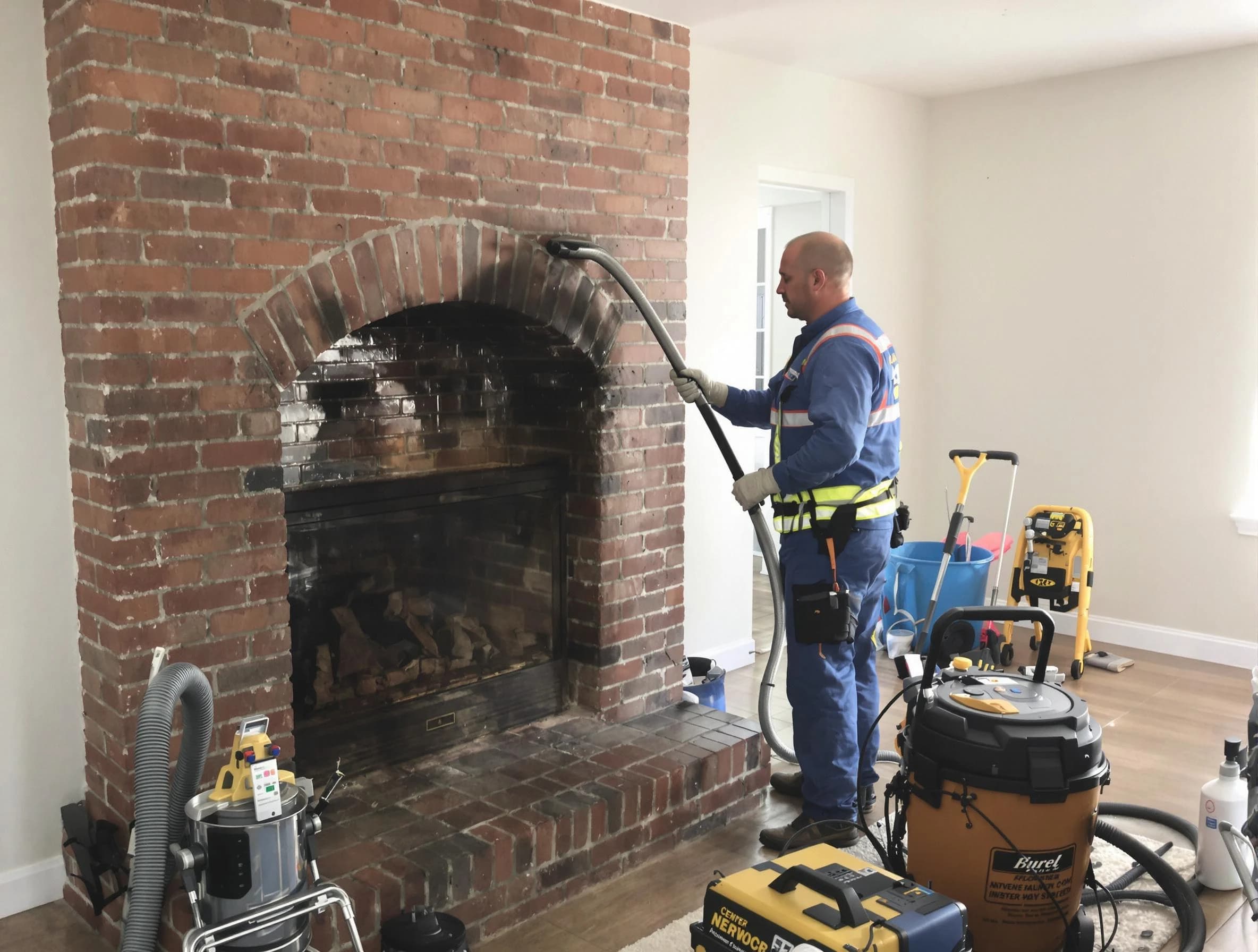 Sayreville Chimney Sweep expert performing detailed chimney sweep in Sayreville, NJ