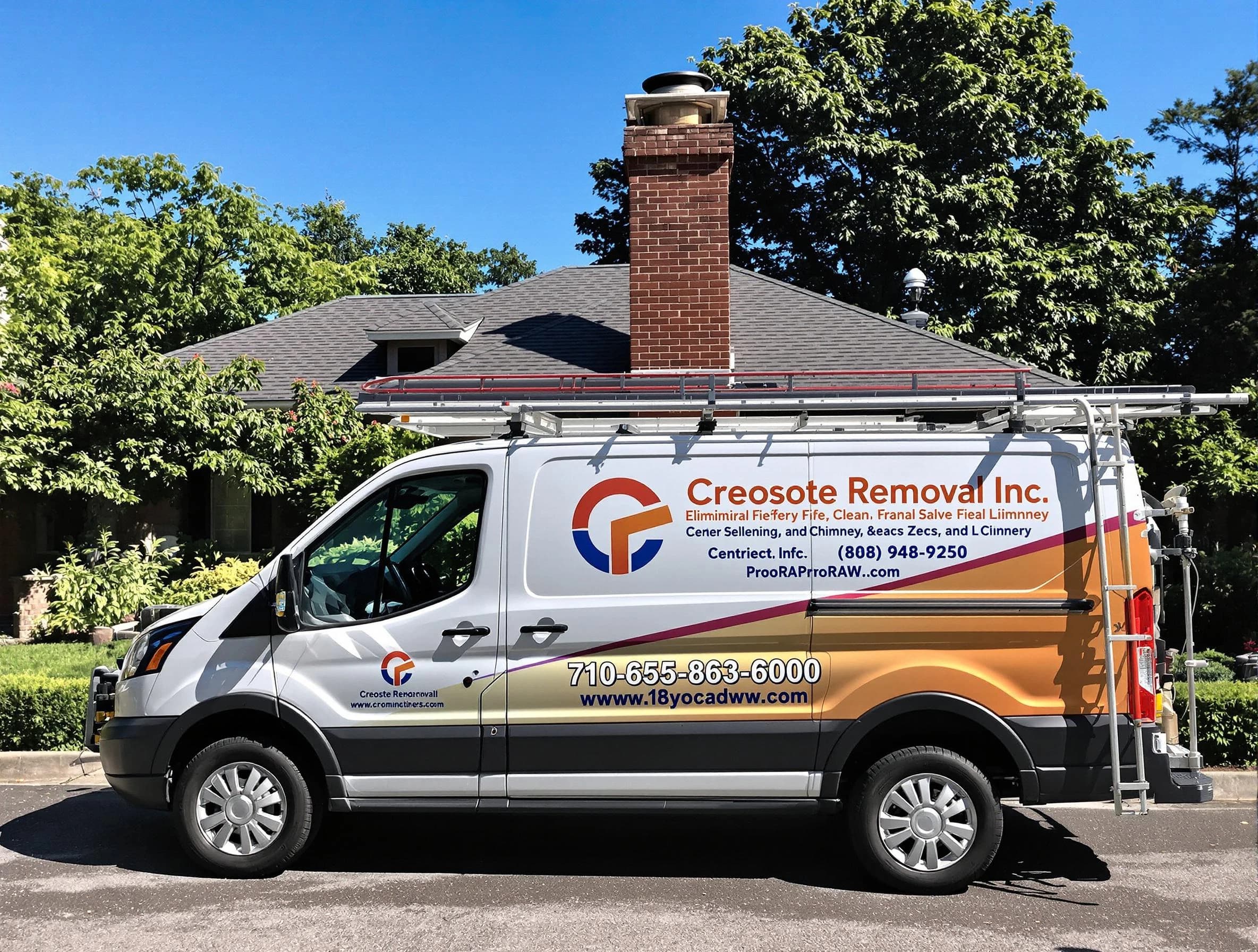 Sayreville Chimney Sweep technician removing creosote safely in Sayreville, NJ