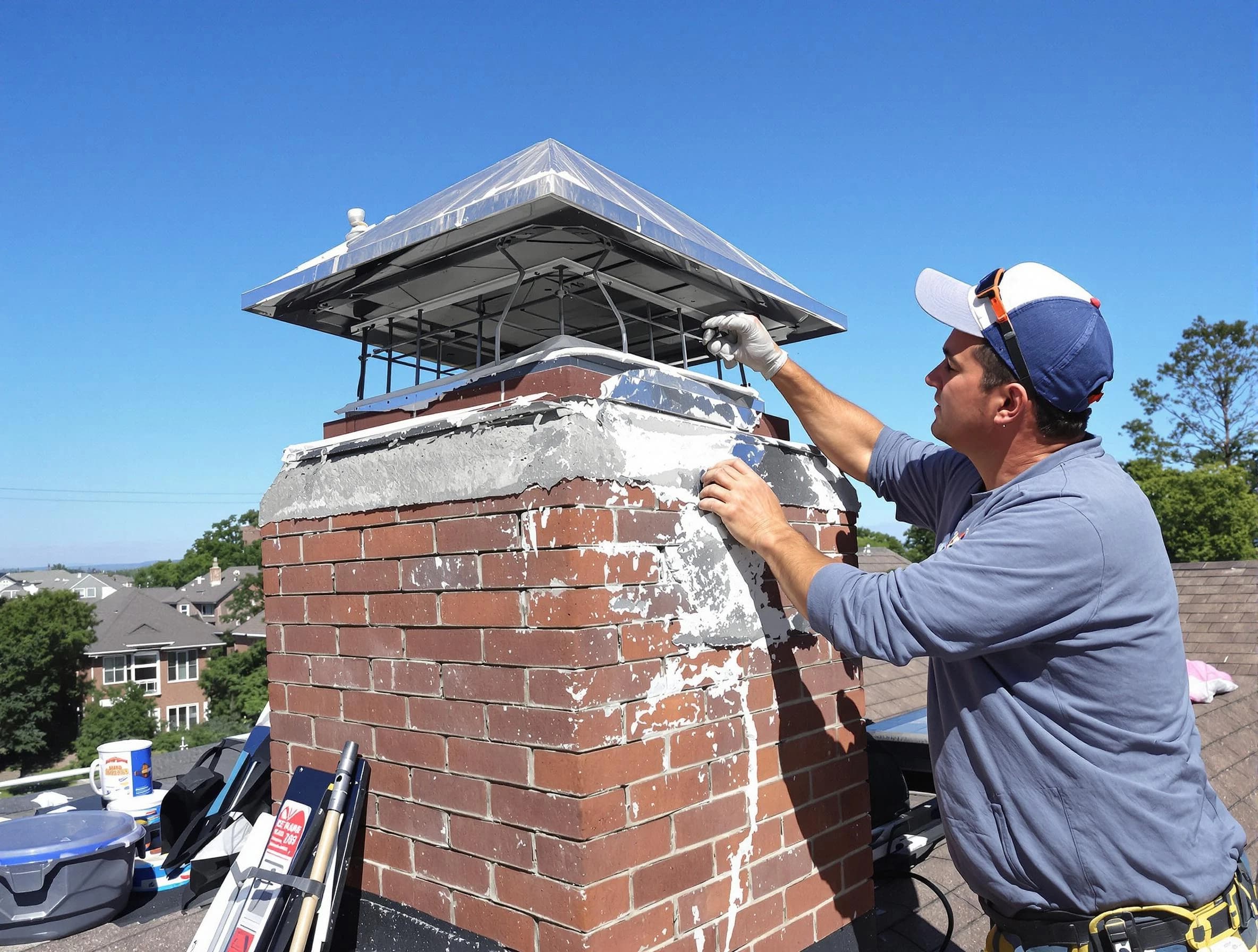 Chimney Crown Services service in Sayreville, NJ